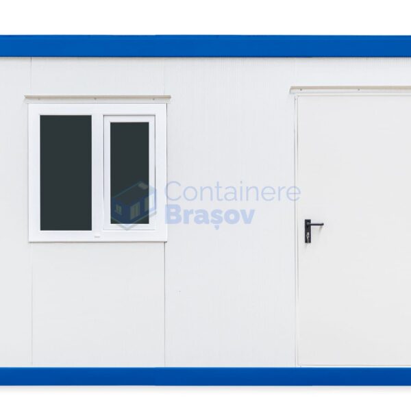 container birou brasov 4metri 1geam albastru
