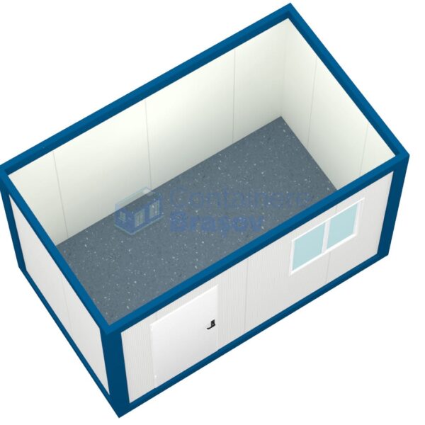 container birou brasov 4metri 1geam albastru1