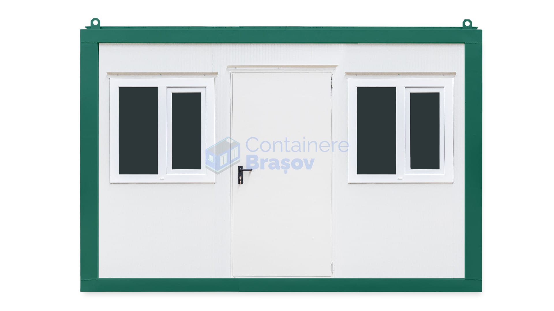 container birou brasov 4metri 2geamuri verde