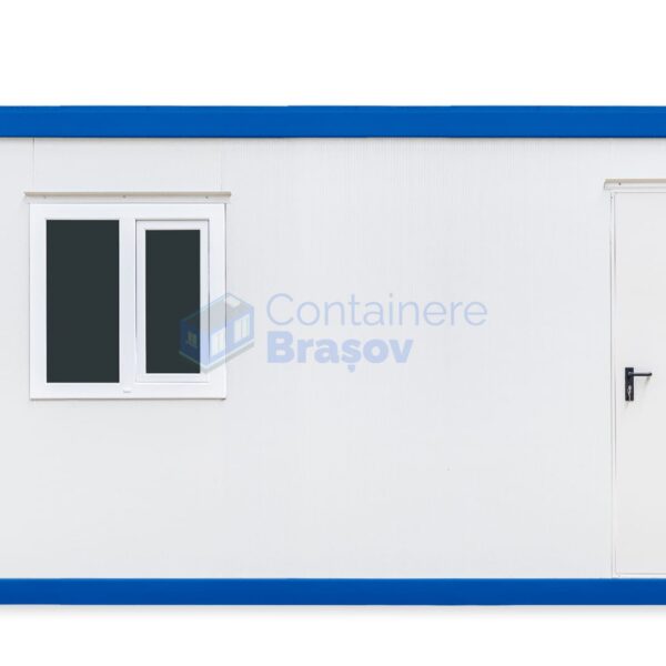 container birou brasov 6metri 1geam albastru