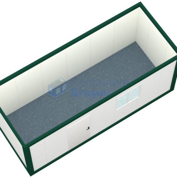 container birou brasov 6metri 1geam verde2