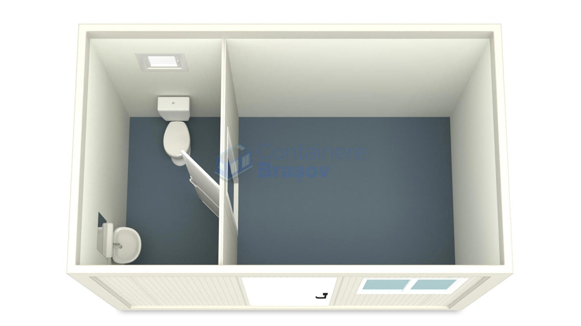 container casa brasov 4metri alb2