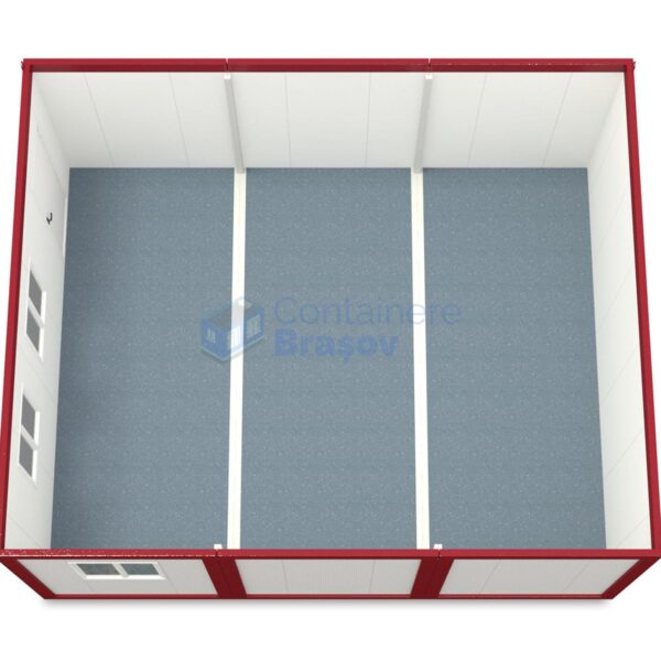 container modular brasov 6x72m rosu2