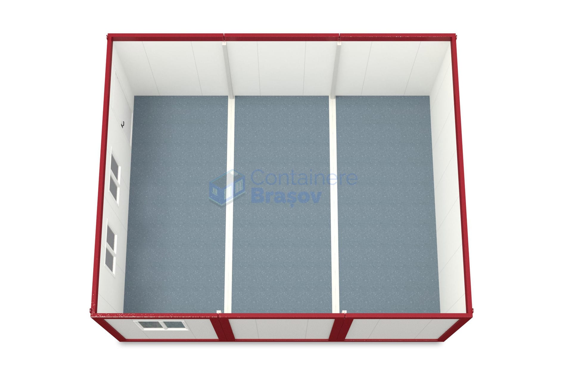 container modular brasov 6x72m rosu2