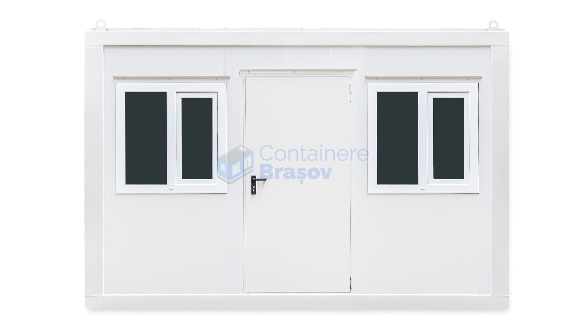 container santier brasov 4metri 2geamuri alb