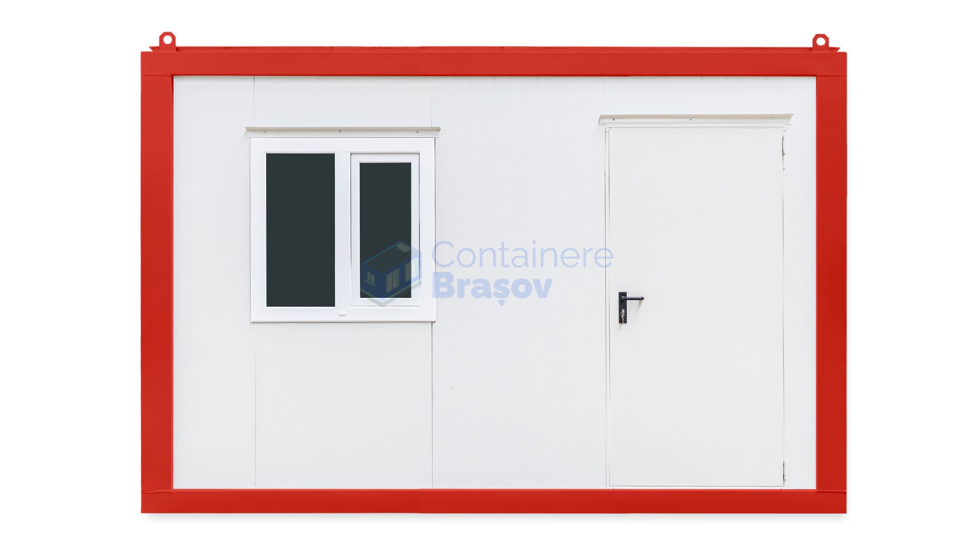 container santier brasov 4metri 1geam rosu