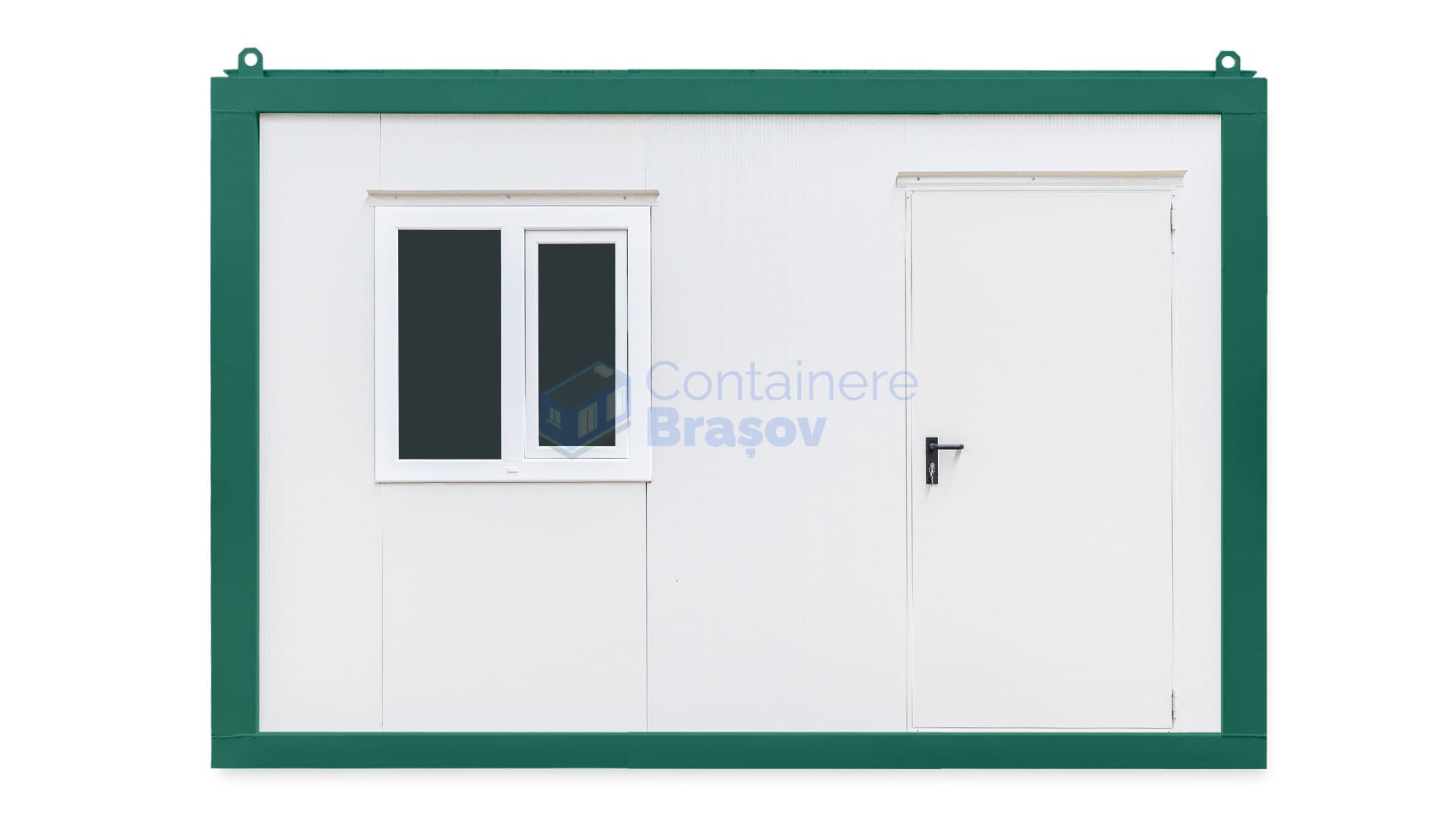 container santier brasov 4metri 1geam verde