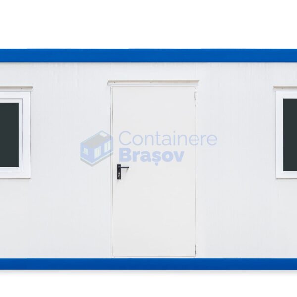 container santier brasov 6metri 2geamuri albastru